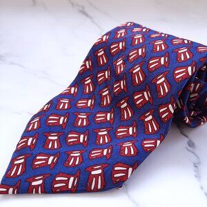 Grateful Dead Uncle Sam First Set 100% Silk Men's Necktie Red White Blue Tie